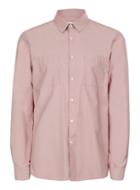 Topman Mens Topman Premium Pink Silk Blend Dress Shirt