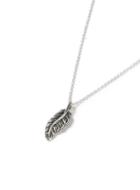 Topman Mens Sterling Silver Feather Necklace*