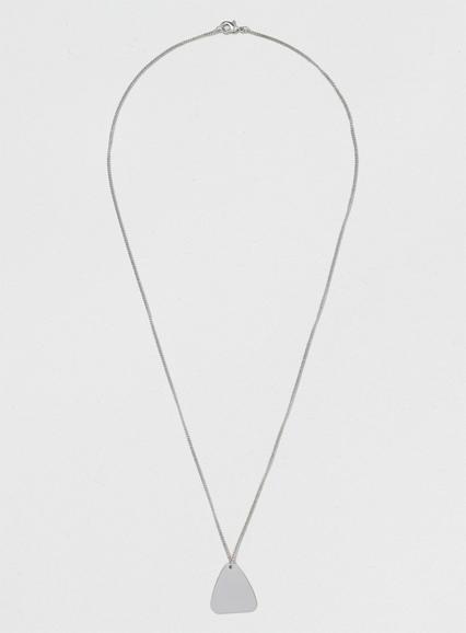 Topman Mens Metallic Polished Triangle Necklace*