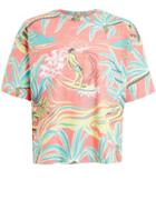 Topman Mens Pink Boxy Hawaiian T-shirt