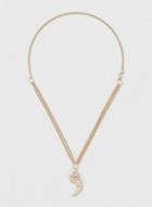 Topman Mens Metallic Layered Claw Necklace*