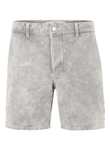 Topman Mens Grey Gray Stripe Slim Shorts