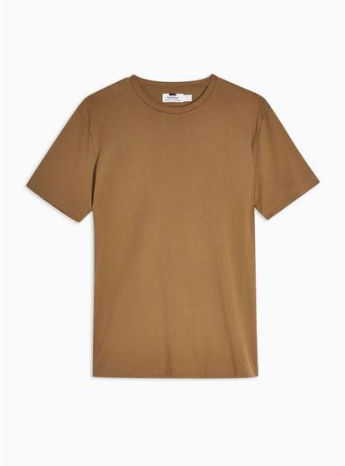 Topman Mens Brown Classic T-shirt