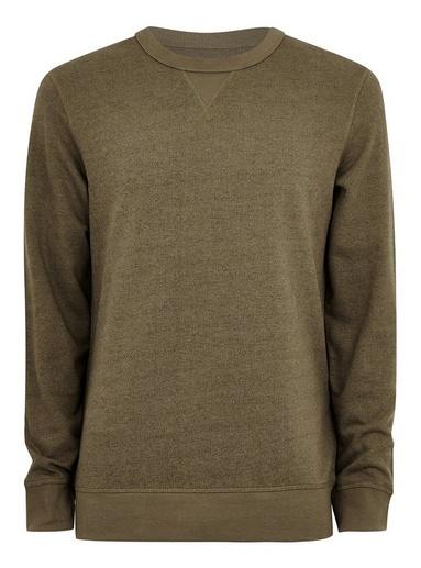 Topman Mens Selected Homme Khaki Sweatshirt