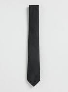 Topman Mens Black Texture 6cm Tie