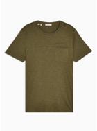 Selected Homme Mens Selected Homme Green Organic Cotton Utility T-shirt