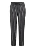 Topman Mens Mid Grey Grey Stripe Wide Leg Joggers