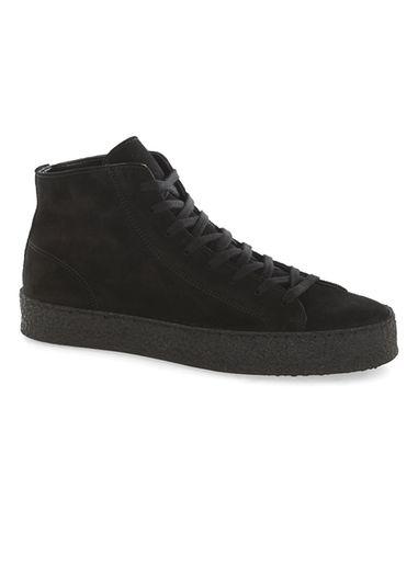 Topman Mens Black Suede Creeper Boots