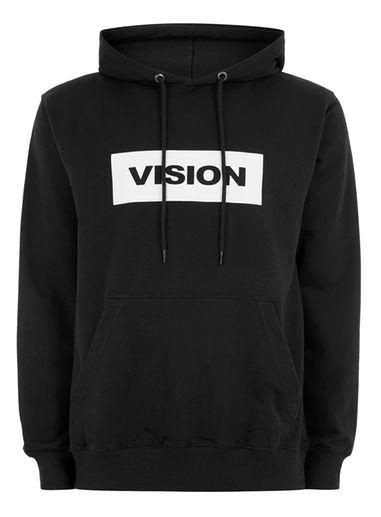 Topman Mens Vision Street Wear Black Hoodie