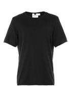 Topman Mens Black Oversized Knitted T-shirt