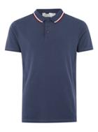 Topman Mens Stone Blue Skinny Polo