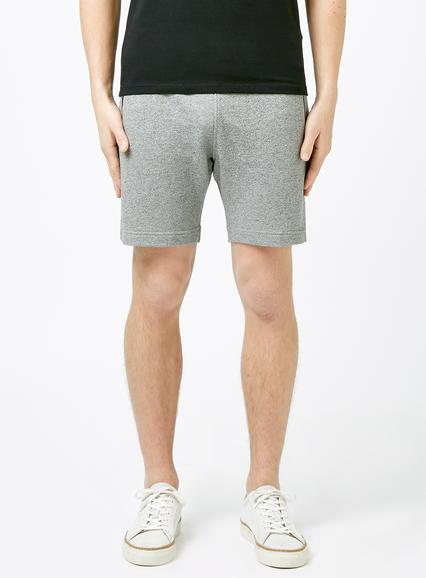 Topman Mens Grey Speckle Jersey Shorts