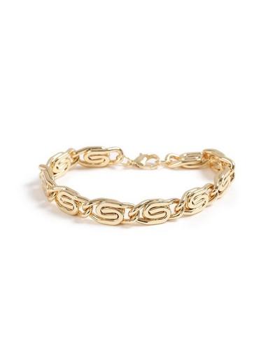 Topman Mens Gold Swirl Bracelet*