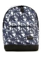 Topman Mens Nicce Blue And White Palm Tree Print Backpack