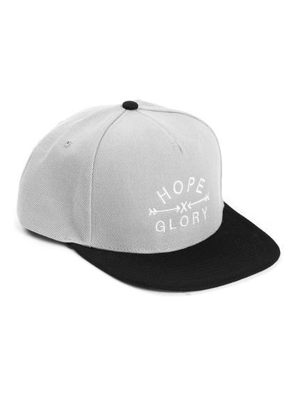 Topman Mens Art Disco Grey Hope & Glory Snapback Cap*