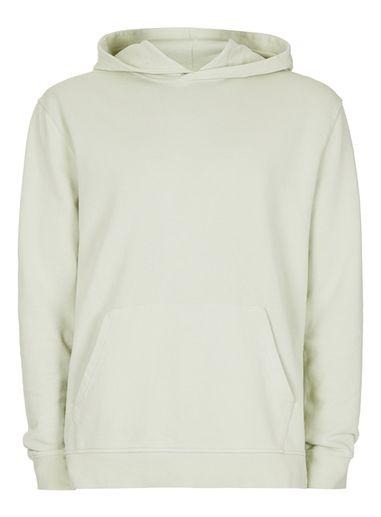 Topman Mens Washed Mint Green Classic Fit Hoodie