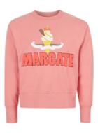 Topman Mens Topman Design Pink Margate Sweatshirt