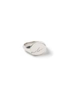 Topman Mens Silver Oval Cracked Ring*