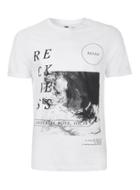 Topman Mens White Reckless Print T-shirt