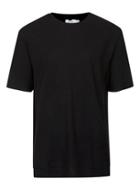 Topman Mens Black Double Hem Boxy Fit T-shirt