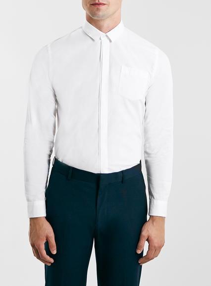 Topman Mens Peter Werth White Shirt