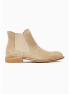 Selected Homme Mens Selected Homme Grey Suede Baxter Chelsea Boots