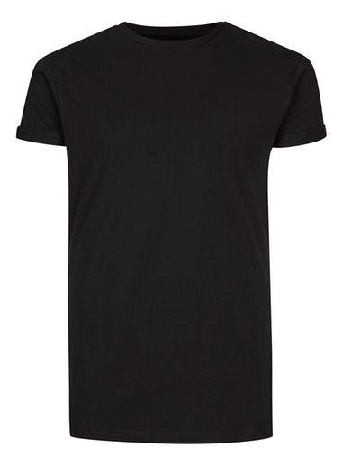 Topman Mens Black Ultra Muscle Roller T-shirt