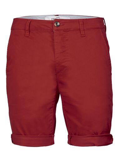 Topman Mens Brown Long Length Stretch Skinny Chino Shorts