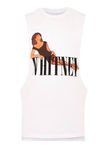 Topman Mens Yellow White Whitney Tank Vest