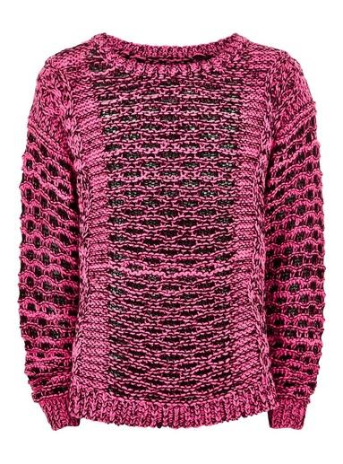 Topman Mens Neon Pink Knitted Jumper