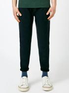 Topman Mens Blue Navy Cropped Stretch Skinny Chinos