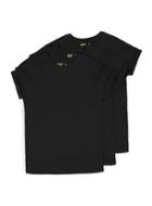 Topman Mens Black Muscle Fit Roller Sleeve T-shirt 3 Pack