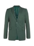 Topman Mens Rogues Of London Green Wool Blend Blazer