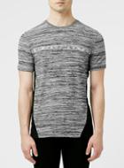 Topman Mens Criminal Damage Grey Twist Contrast T-shirt*