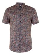 Topman Mens Multi Premium Liberty Summer Floral Print Dress Shirt