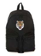 Topman Mens Tiger Patch Black Backpack
