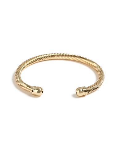 Topman Mens Twist Gold Cuff*
