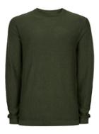 Topman Mens Green Selected Homme Khaki Sweater