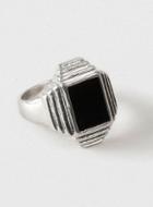 Topman Mens Grey Geometric Shape Ring*