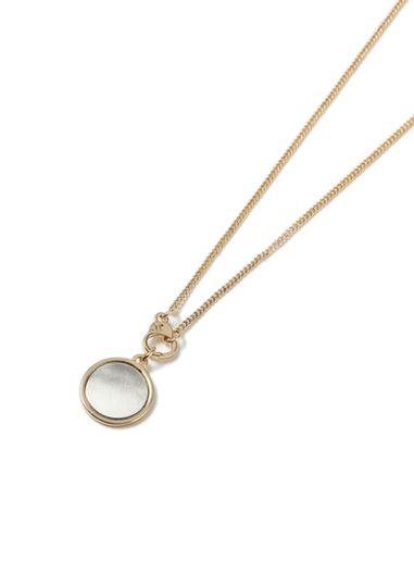 Topman Mens Grey Mini Disc Necklace*