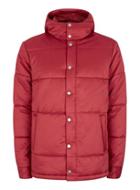Topman Mens Multi Red Puffer Jacket