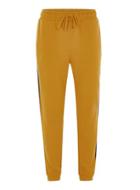 Topman Mens Yellow And Black Taped Joggers