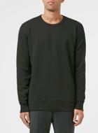 Topman Mens Selected Homme Black Zip Side Sweatshirt