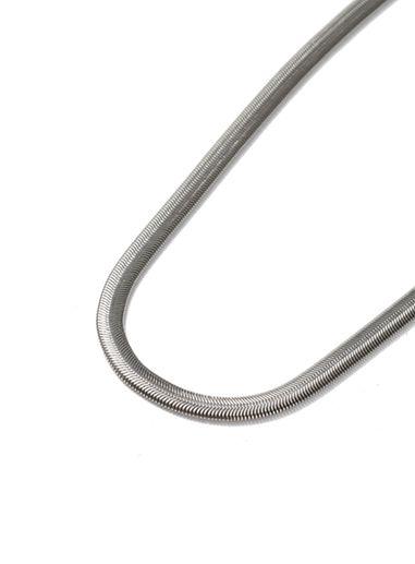Topman Mens Silver Look Flat Chain Necklace*