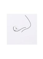 Topman Mens Silver Look Nose Stud*