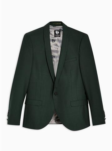 Twisted Tailor Mens Twisted Tailor Green 'ellroy' Blazer