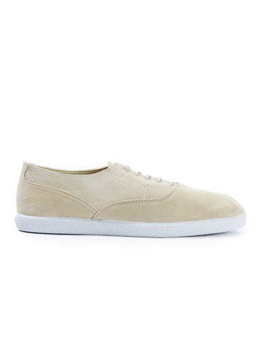 Topman Mens Brown Beige Suede Casual Oxford Shoes