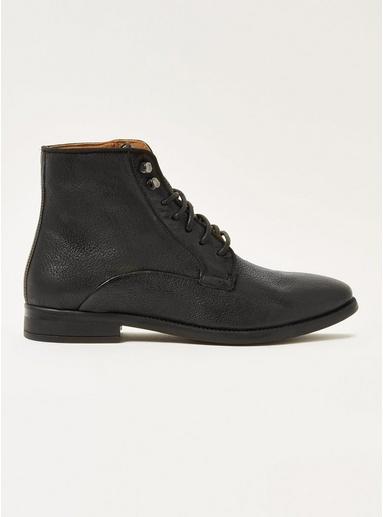 Topman Mens Black 'rudy' Lace Boots