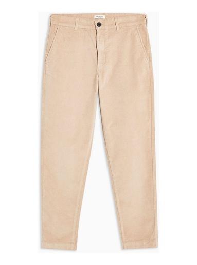 Selected Homme Mens Selected Homme Cream Corduroy Pants