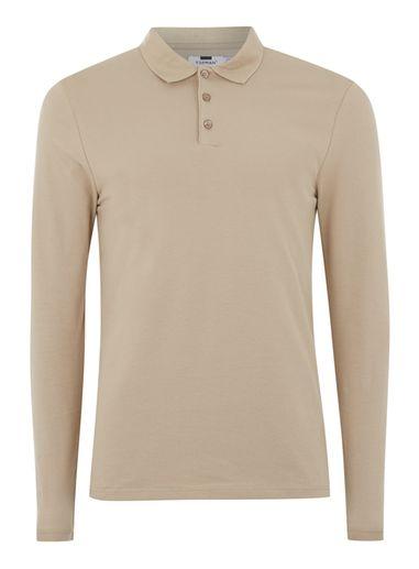 Topman Mens Stone Ultra Muscle Fit Polo